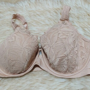 BARE NECESSITIES Champagne Bette Lace Underwire Bra 36G NWOT